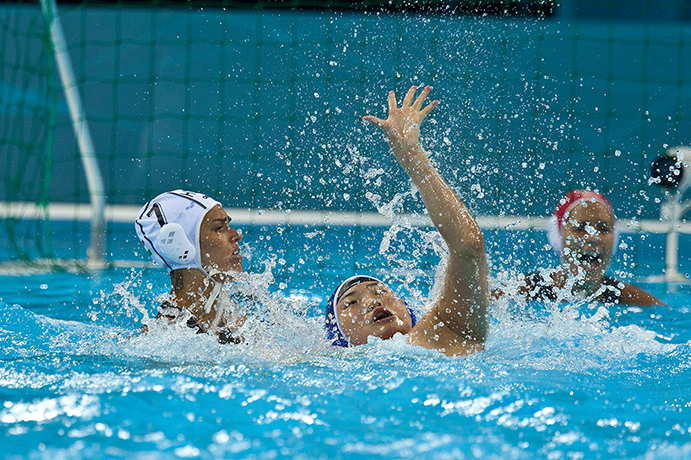 Water polo: Chinese player Jin He