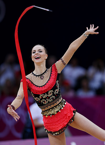 floor gymnastics: Rythmic Gymnastics