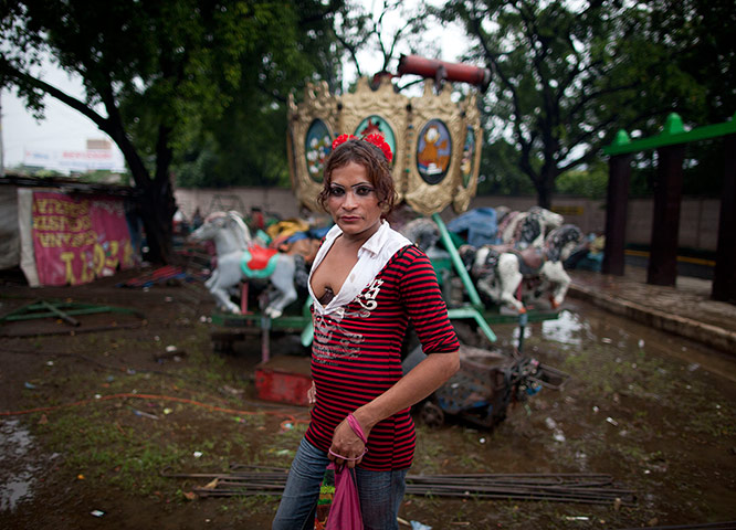 24 hours: A transgender poses for a portrait in Managua, Nicaragua