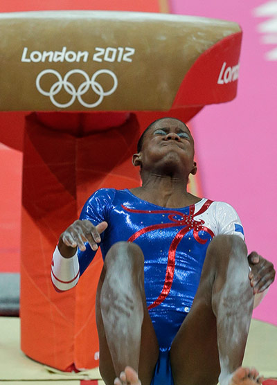 blunders gallery: Dominican Republic's gymnast Yamilet Pena Abreu 