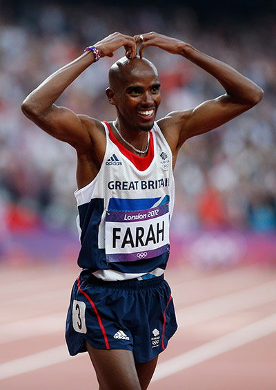 athletics final night: Mo Farah wins mens 5000m