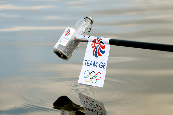 graeme best pics: The drink station is a welcome sight