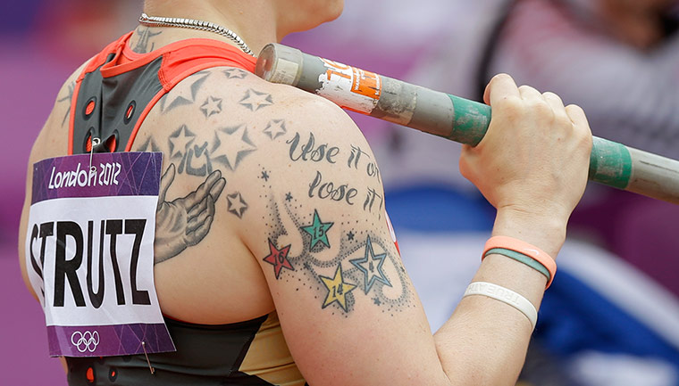 tattoos: Germany's Martina Strutz 
