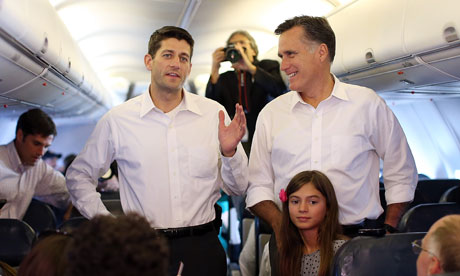 Paul Ryan (left) and Mitt Romney