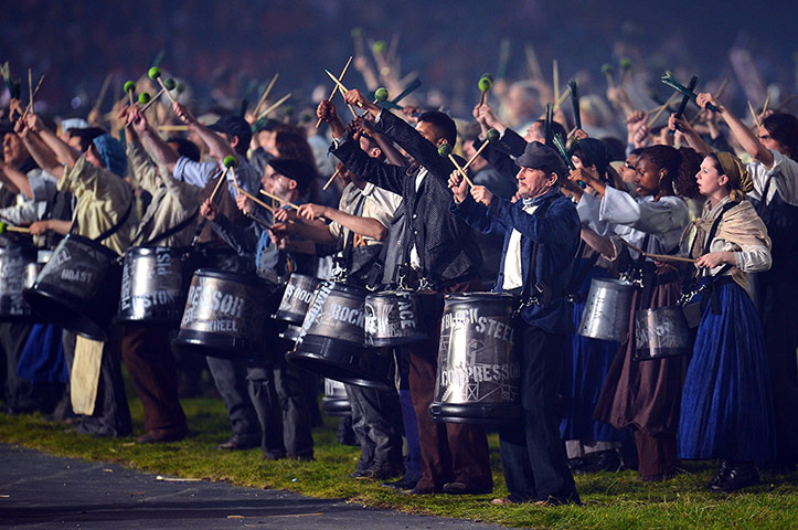 london 2012 auction: Drumstick Pair from 1000-strong cast of Drummers
