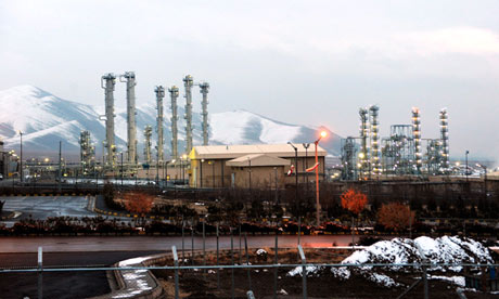 The heavy water reactor at Arak, Iran