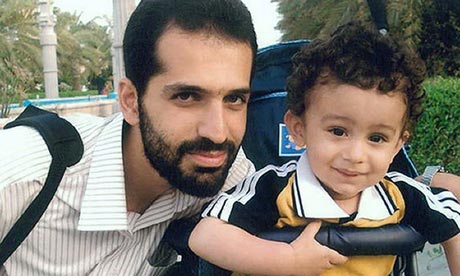 Murdered nuclear scientist Mostafa Ahmadi Roshan poses with his son Alireza