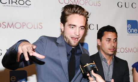 Robert Pattinson at Cosmopolis premiere