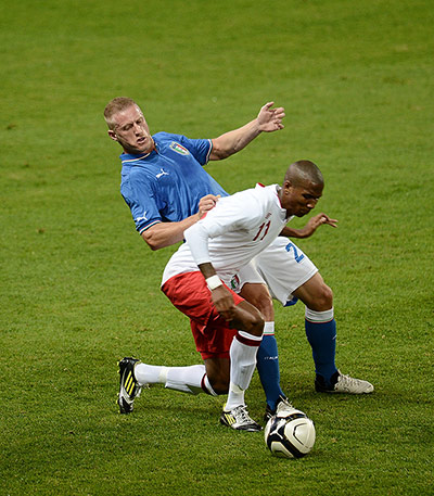 England Gallery: Ashley Young is causing problems