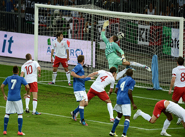 England Gallery: 15 minutes gone and Italy are a goal up