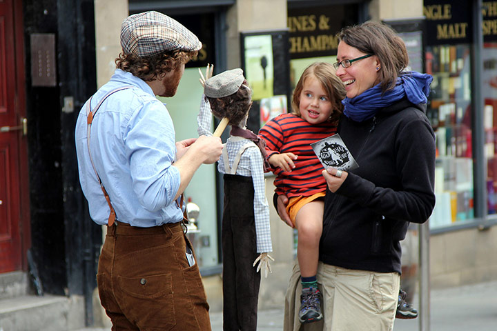 Reader's Edinburgh photos: Puppeteer from Trick of the light theatre by boneytongue on 3 August