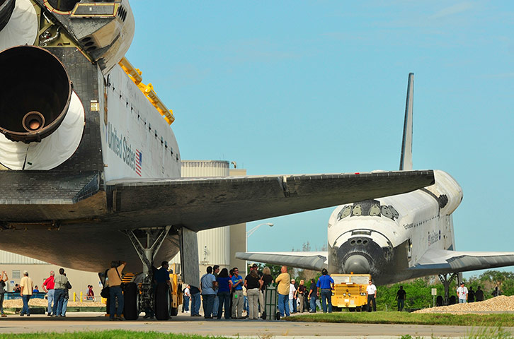 24 hours in pictures: NASA space shuttles Endeavour And Atlantis