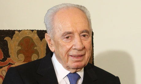 Israeli president Shimon Peres