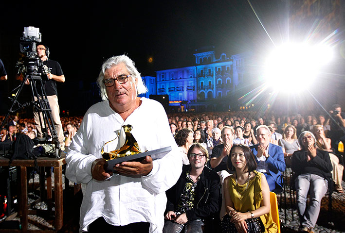 Week in film: Jean-Claude Brisseau poses with the Golden Leopard award
