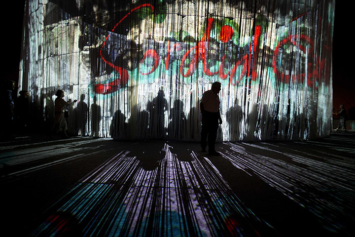 Week in film: Visitors attend Ron Arad's monumental installation 720 degrees