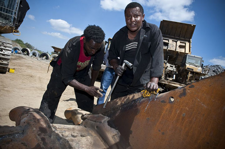 Gold mine in Ethiopia: Midroc  intensive gold mining