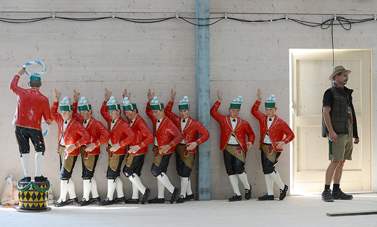 24 Hours: Figures produced for the upcoming Oktoberfest beer festival in Munich