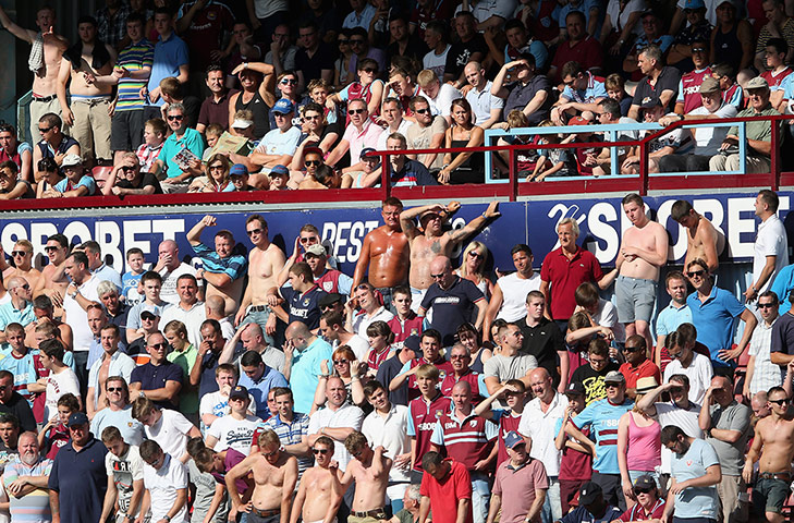 prem gallery: West Ham United v Aston Villa - Premier League