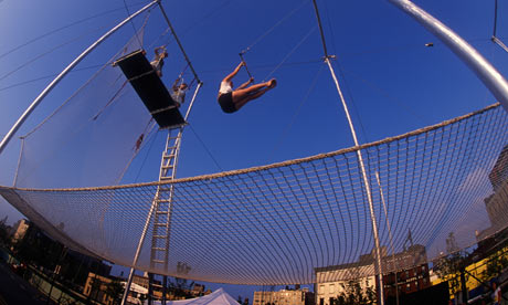 Outdoor trapeze