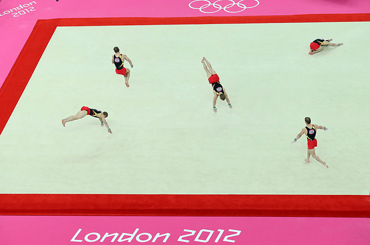 Robotic camera: Olympic Games 2012 Gymnastics