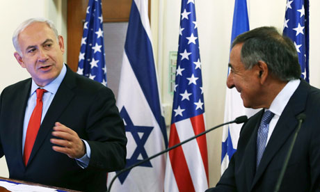 Israeli Prime Minister Netanyahu with Leon Panetta