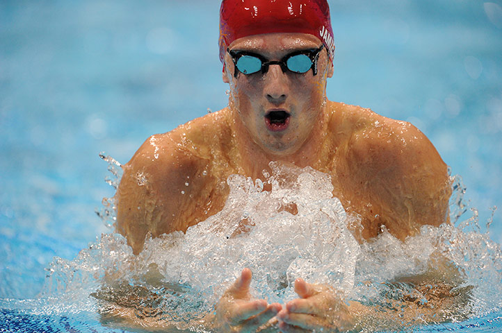 Men's olympic fashion: Swimming 200m breaststoke final 