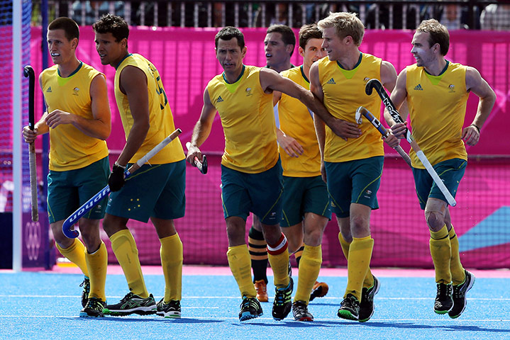 Men's olympic fashion: Australia men'shockey team