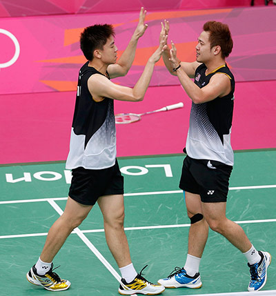 Olympic men's fashion: Malaysia's Boon Heong Tan and Kien Keat Koo 