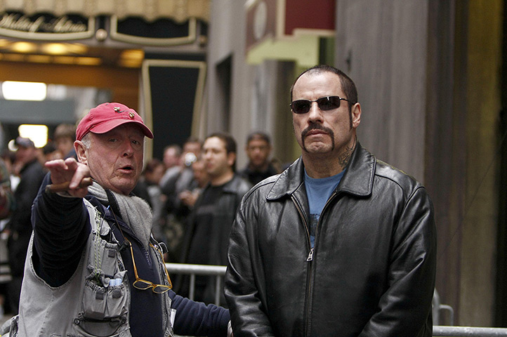 Tony Scott: With John Travolta filming The Taking of Pelham 123, 2008