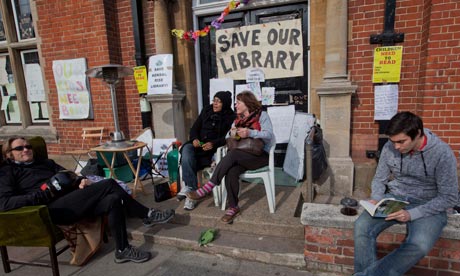Local library campaigners