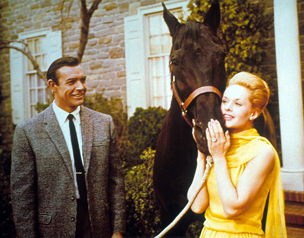 Hitchcock fashion: Marnie starring Sean Connery and Tippi Hedren