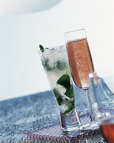 Gatsby cocktails: Champagne julep cocktail