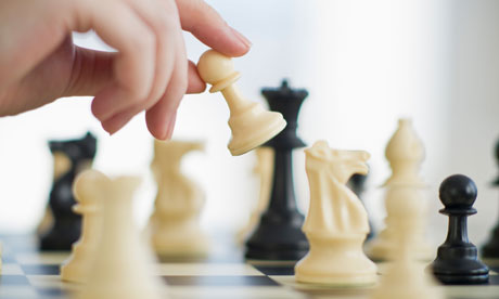 Playing game of chess. Image shot 2010. Exact date unknown.