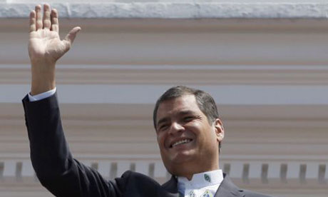 Rafael Correa, the Ecuadorean president