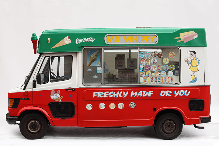 Ice-cream vans: ice-cream vans