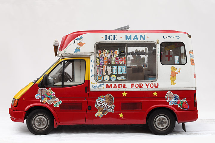 Ice-cream vans: ice-cream vans