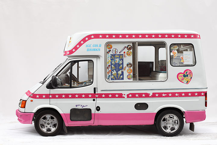 Ice-cream vans: ice-cream vans