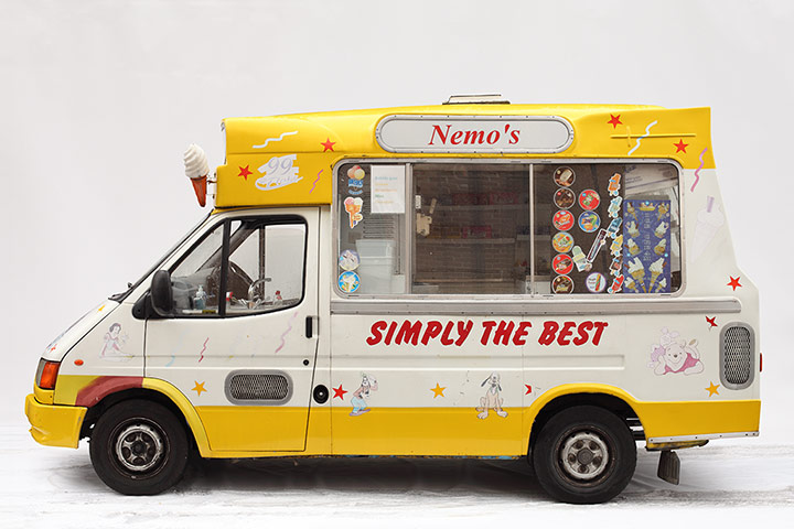 Ice-cream vans: ice-cream vans