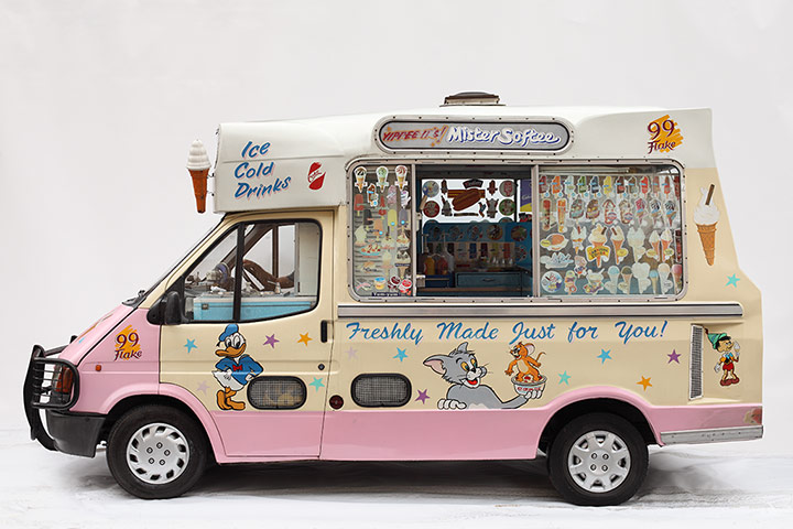 Ice-cream vans: ice-cream vans