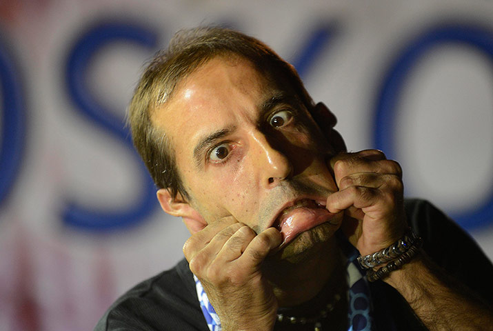 Ugly faces competition: Ugly faces competition in Bilbao