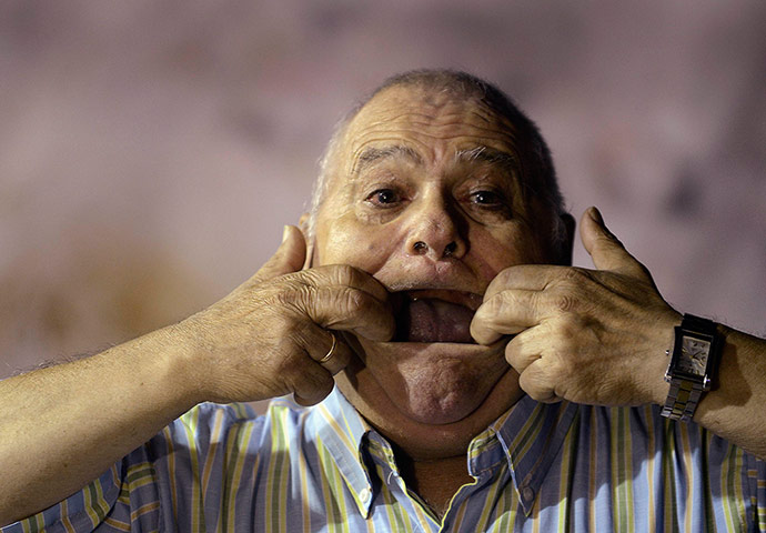 Ugly faces competition: Ugly faces competition in Bilbao