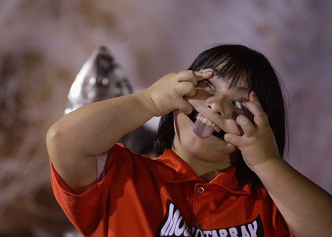 Ugly faces competition: Ugly faces competition in Bilbao