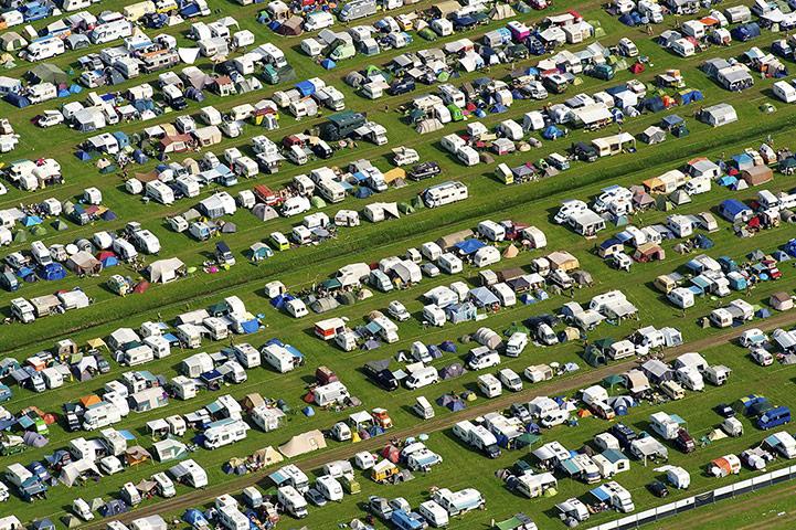 Week in music: The camping site at the Lowlands music festival in Biddinghuizen