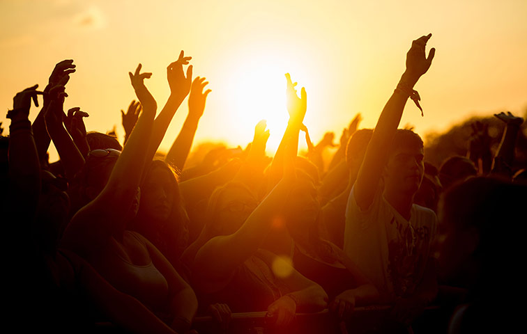 Week in music: Music fans at V Festival on 19 August