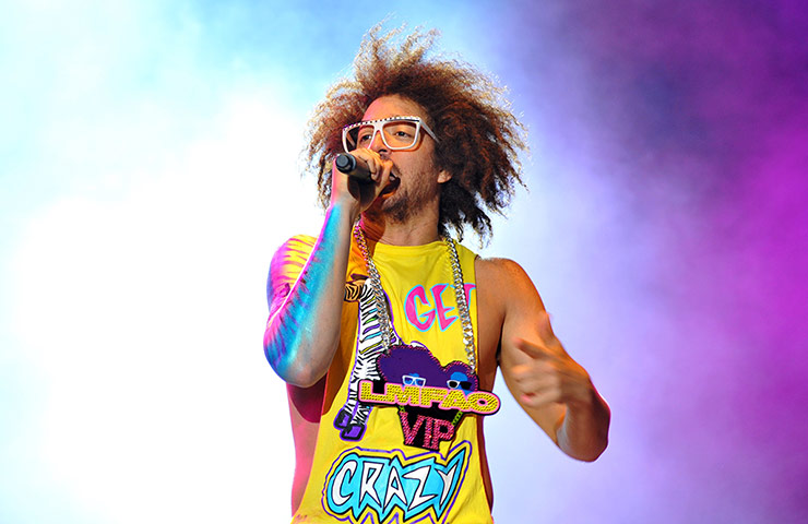 Week in music: Redfoo of LMFAO at V Festival on 19 August