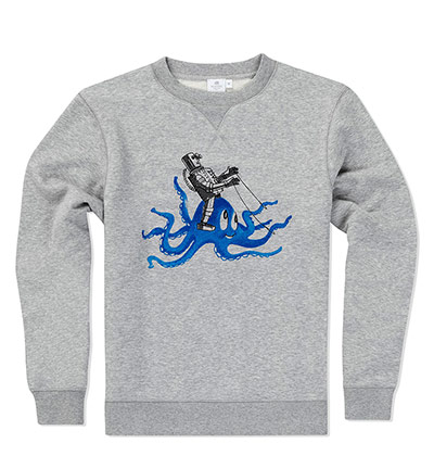 Men's autumn buys: Sunspel robot sweatshirt