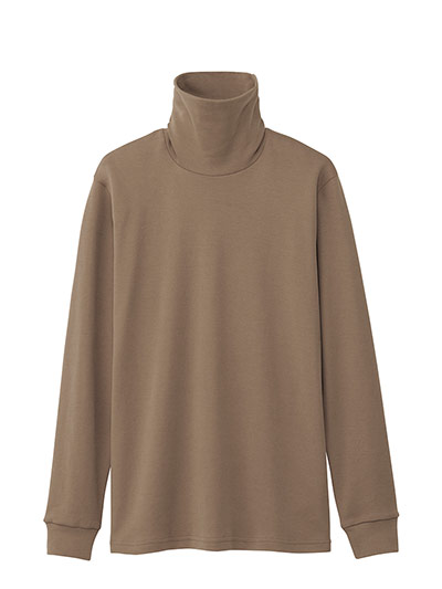 Men's autumn buys: Uniqlo camel polo neck jumper