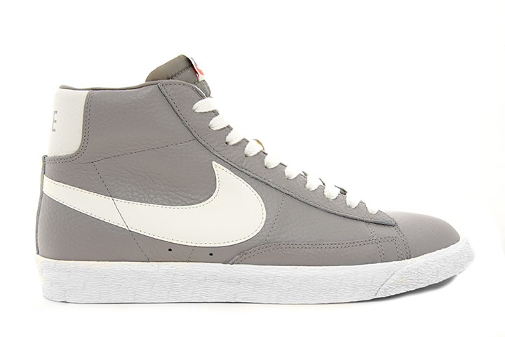 Men's autumn buys: Grey leather nike blazer trainers