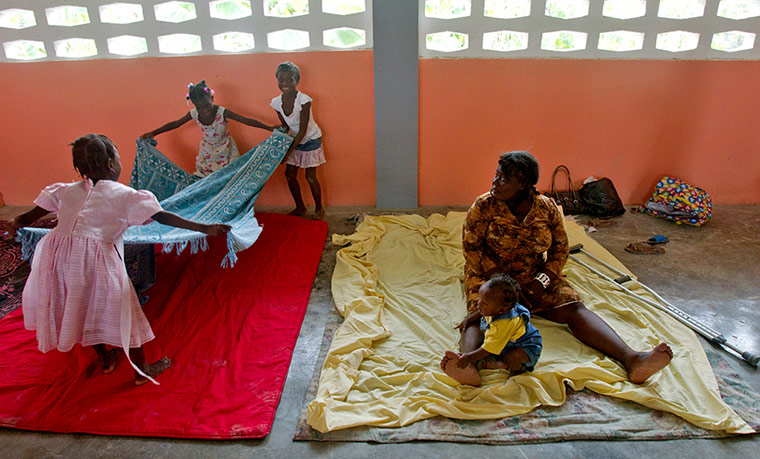 Tropical storm Isaac: Marie Paulette Mervil