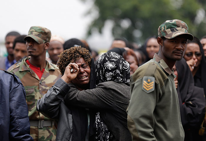 24 hours: People mourn the death of Prime Minister Meles Zenawi